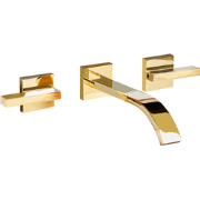 BERRACO - Wandgemonteerde mengkraan - Goud - Messing