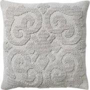 Dutch Decor TOMMY - Sierkussen van katoen 45x45 cm - Micro Chip - grij...