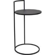 LOFT42 Jimmy Bijzettafel - Metaal - Mat Zwart -35x35x66