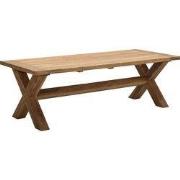 Colombia tafel 240x100xH77 natural teak/ legs 12x12