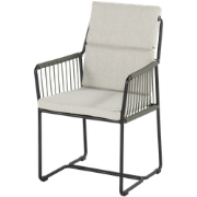 Modica Rope Chair Black Stoel Zwart