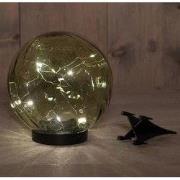 Solar Glazen Bol Groen 15 x 18 cm