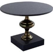 PTMD Alano Black Marble Coffee Table Alu Gold Table Leg