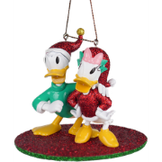 Ornament plastic donald daisy l8cm