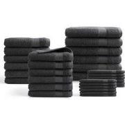 DoubleDry Hotel Handdoeken 30-delig Set - 100% Katoen 500 g/m2 - Zacht...