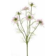 Nigella lavendel h65 cm kunstbloem zijde nepbloem