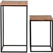 LABEL51 Bijzettafel Vintage - Rough - Mangohout - One Size