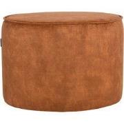 LABEL51 Poef Tibo - Oker - Velours - 55 cm - Rond