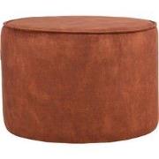 LABEL51 Poef Tibo - Rust - Velours - 55 cm - Rond