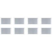 Krumble Theedoek met franjes - Katoen - Grijs - Set van 8