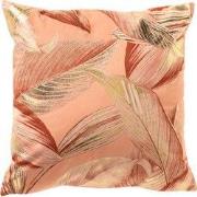 Dutch Decor MAYSA - kussenhoes 45x45 cm - bladmotief - Peach Bloom - r...