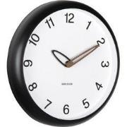 Karlsson - Wandklok Bella - Zwart