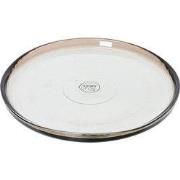 Borood recycled glas d20h4.5 cm bruin