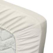 Ten Cate Katoensatijnen Topper Hoeslaken - 160x200 - Naturel