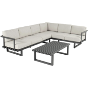 Calabria Lounge Corner Set 1 box set, KD legs