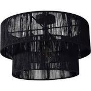 Urban Interiors - Plafondlamp - Diro zwart Jute - Ø45