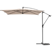 HESPERIDE HIXA Parasol - Zweefparasol - met voet - Stokparasol - 360° ...