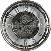 Wandklok ro Norris L zilver