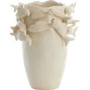 Light & Living - Vaas FISH - 29x28x36.5cm - Wit