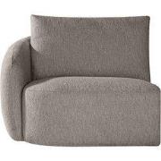 LABEL51 Bank Rocca - Taupe - Canyon - 1,5-Zits Arm Links Voorstaand