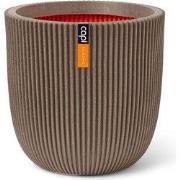 Pot bol Groove NL 43x41 ivoor bloempot
