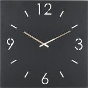 Spinder Design klok Time 80 x 80 - Zwart