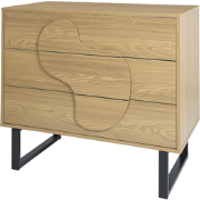 MISOU Calypso Ladekast - Commode - op Poten - met 3 Lades - Woonkamer ...