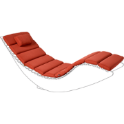 BRESCIA PREMIUM - Ligstoel kussen - Rood - Polyester