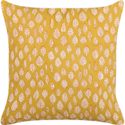 GINNALA  - Sierkussen - Mosterdgeel - 45 x 45 cm - Katoen