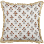 OMORIKA  - Sierkussen - Lichtbeige - 45 x 45 cm - Katoen