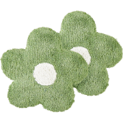 SORREL - Sierkussen set van 2 - Groen - 45 x 45 cm - Katoen