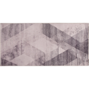 KALE - Laagpolig vloerkleed - Roze - 80 x 150 cm - Polyester