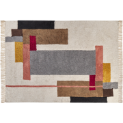 NIKSAR  - Vloerkleed - Multicolor - 140 x 200 cm - Katoen