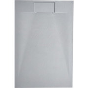 AZZURRO - Douchebak - Grijs - 120 x 80 x 3 cm - SMC (kunststof)