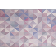 KARTEPE - Laagpolig vloerkleed - Lichtgrijs - 140 x 200 cm - Polyester