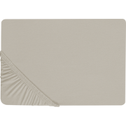 JANBU - Laken - Taupe - 140 x 200 cm - Katoen