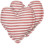 RUBIA - Sierkussen set van 2 - Wit/Rood - 45 x 45 cm - Katoen