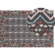 HAYMANA  - Vloerkleed - Multicolor - 140 x 200 cm - Wol