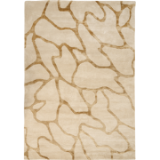 MAKOLA - Vloerkleed - Beige - 160 x 230 cm - Viscose