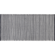 SOFULU - Modern vloerkleed - Marineblauw - 80 x 150 cm - Katoen