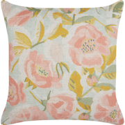 ZAHRIYE - Sierkussen - Roze/Blauw - 45 x 45 cm - Polyester