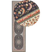 CIVRIL - Loper tapijt - Meerkleurig - 80 x 300 cm - Polyester