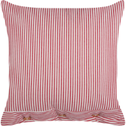 AALITA - Sierkussen - Rood/Wit - 45 x 45 cm - Katoen