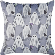 FANATE  - Sierkussen - Grijs - 45 x 45 cm - Fluweel