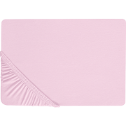 JANBU - Laken - Pastelroze - 160 x 200 cm - Katoen