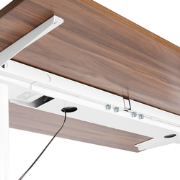 TRACIE - Kabelgoot elektrisch bureau - Wit - Staal