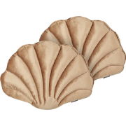 CONSOLIDA - Sierkussen set van 2 - Zandbeige - Fluweel