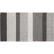 AKKAYA - Laagpolig vloerkleed - Lichtgrijs - 80 x 150 cm - Wol