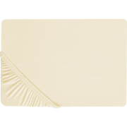 JANBU - Laken - Geel - 160 x 200 cm - Katoen