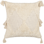 AVIUM  - Sierkussen - Lichtbeige - 45 x 45 cm - Katoen